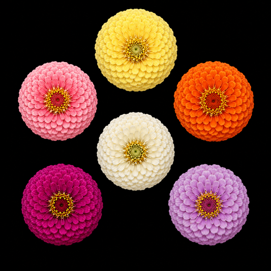 Annual | Zinnia - PomPom/Lilliput Mix