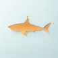 Wooden Decoration - White Shark Ornament