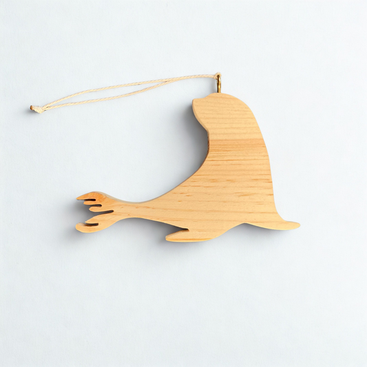 Wooden Decoration - Seal Ornament