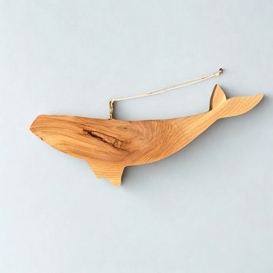 Wooden Decoration - North Atlantic Right Whale Ornament
